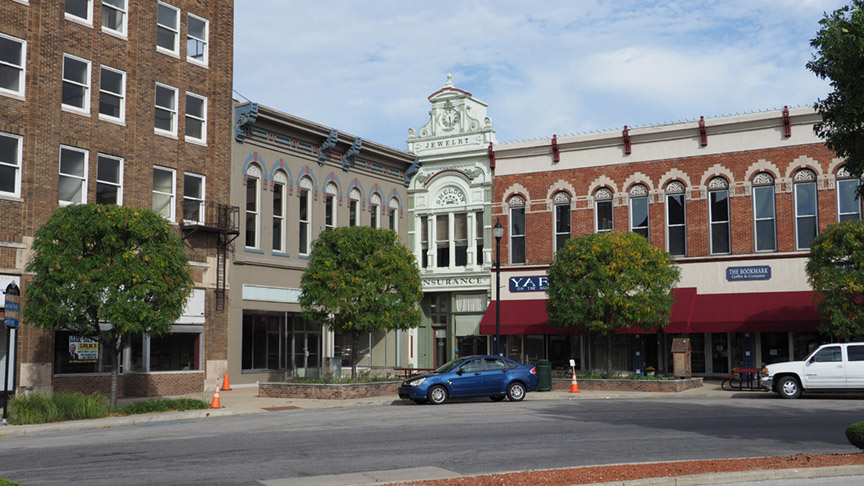 Exterior image of Downtown Shelbyville