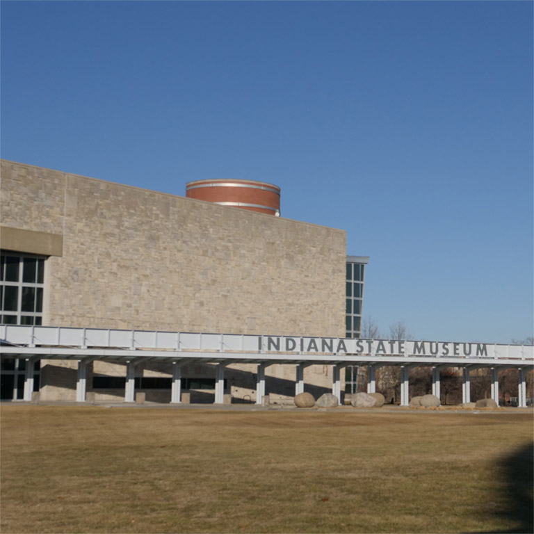 Exterior of the Indiana State Museum