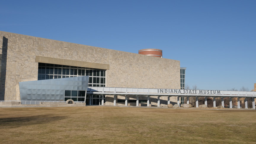 Exterior of the Indiana State Museum