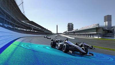 Indy Autonomous Challenge car rendering