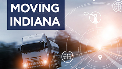 Moving Indiana: State of Logistics Industry Report Cover