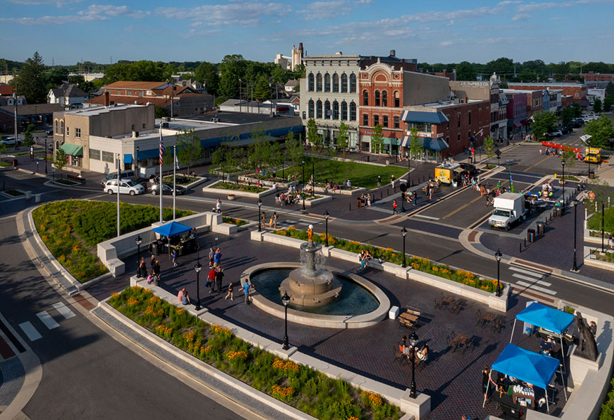 Exterior image of Downtown Shelbyville