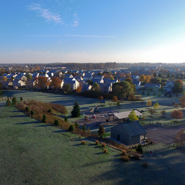 Aerial of Westfield residential area