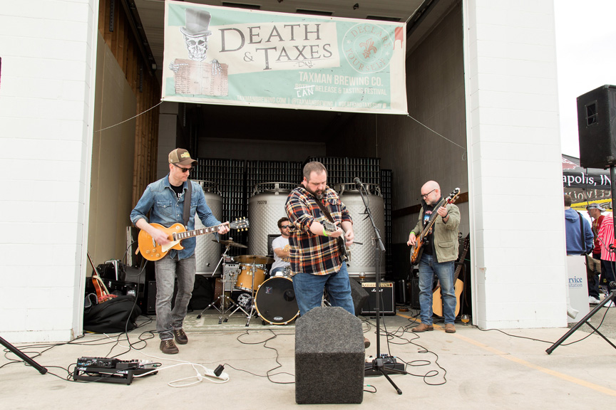 The Failers Band performing at Death and Taxes beer festival