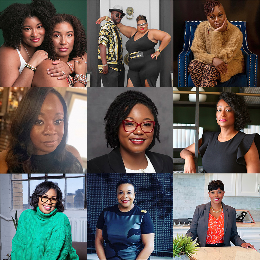 Montage of Black Women Entrepreneurs in Indianapolis