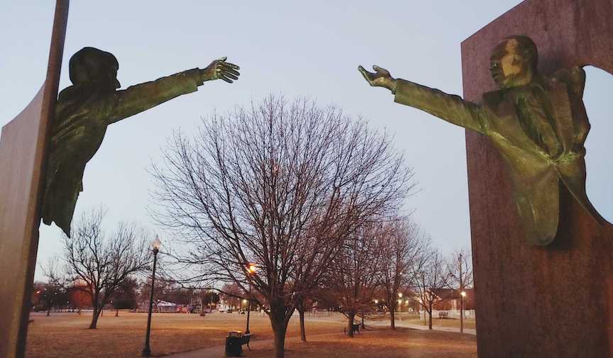 Landmark of Peace Memorial to Martin Luther King Jr. in Indianapolis