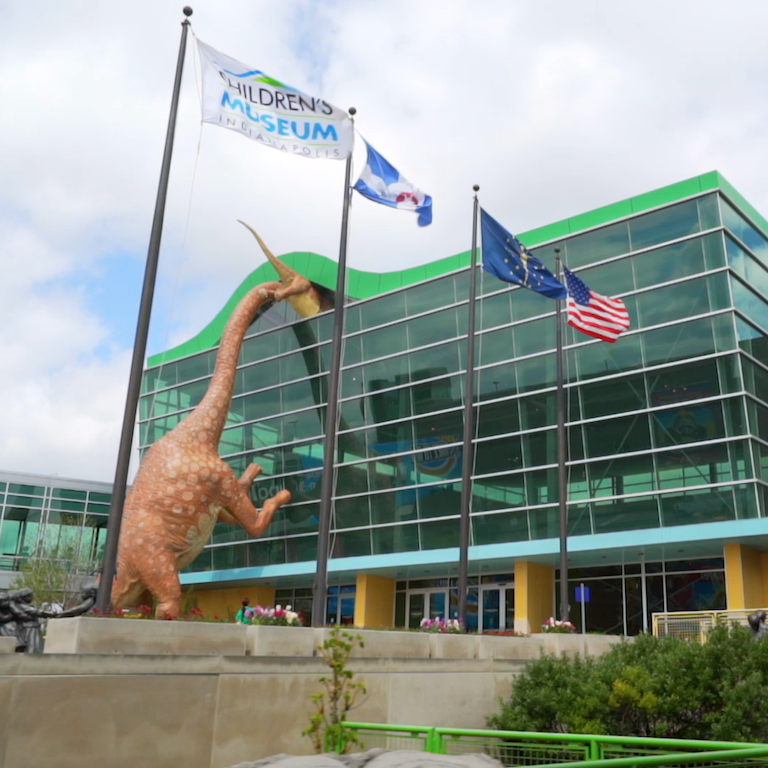 Exterior of the Children's Museum of Indianapolis