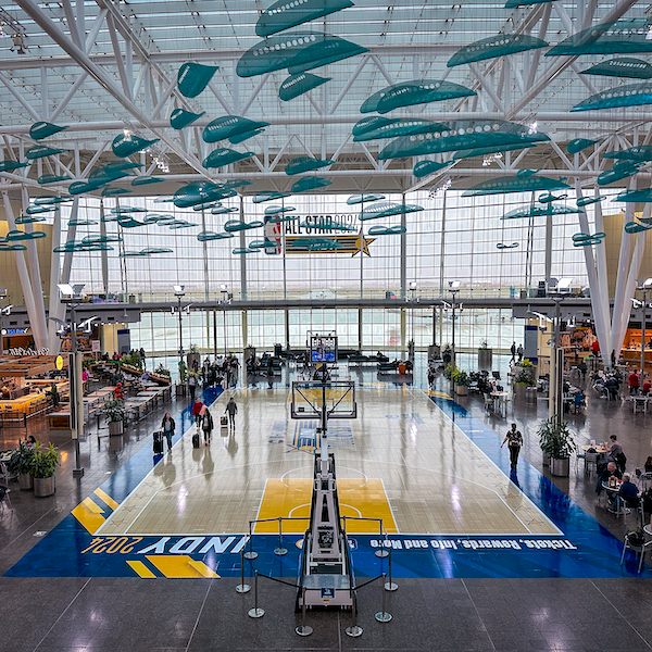 Indy Travel Guide Flying In For 2024 Events Life In Indy   All Star Court At Indianapolis Airport Featured 