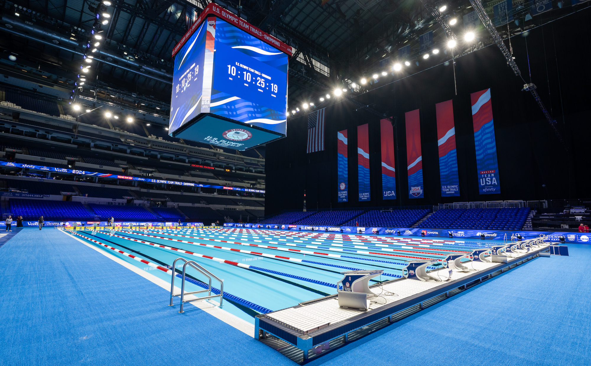 Pool for 2024 Olympic Swimming Trials