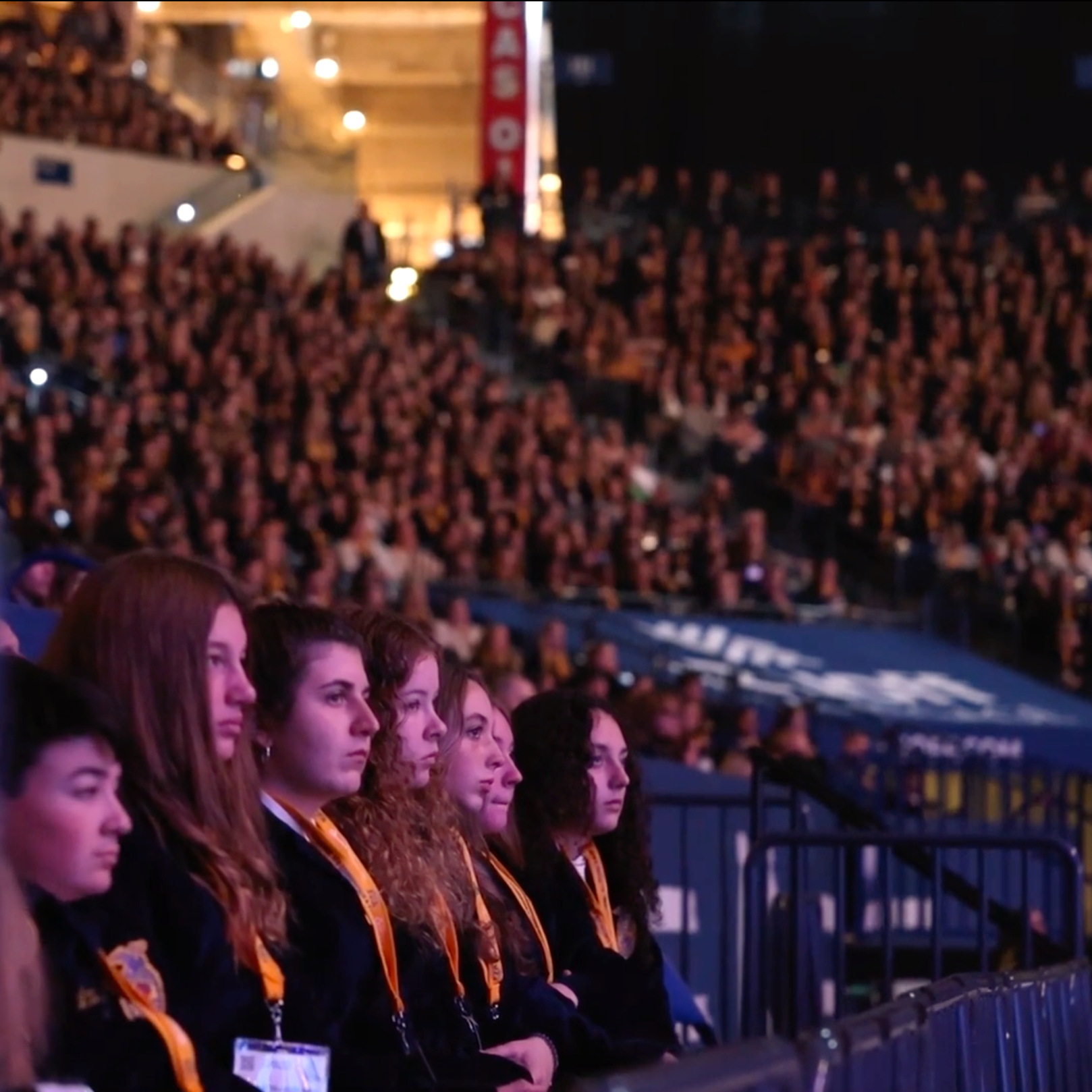 Crowd of FFA Members in Lucas Oil Stadium