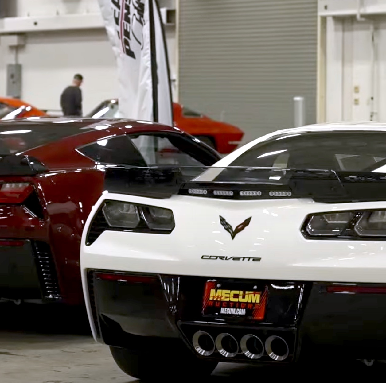 Cars at a Mecum Auction 