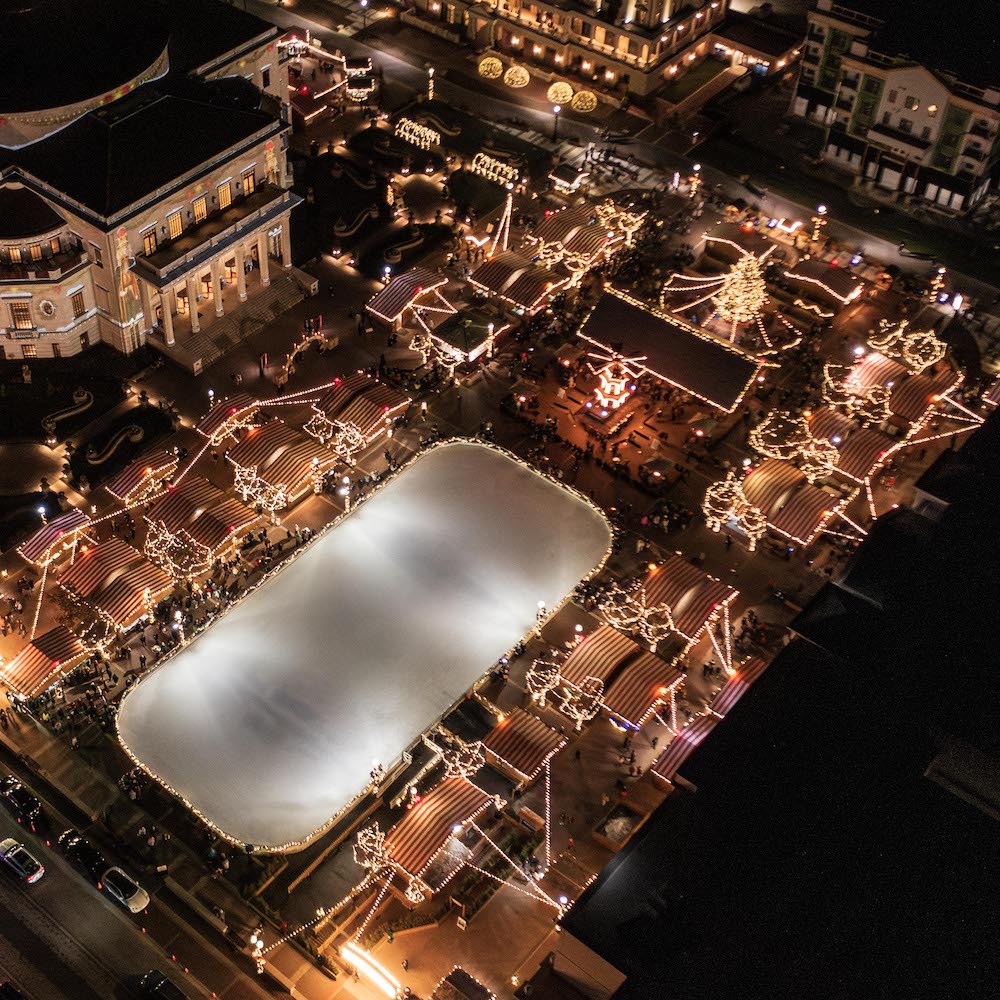 Carmel Christkindlmarkt from Above