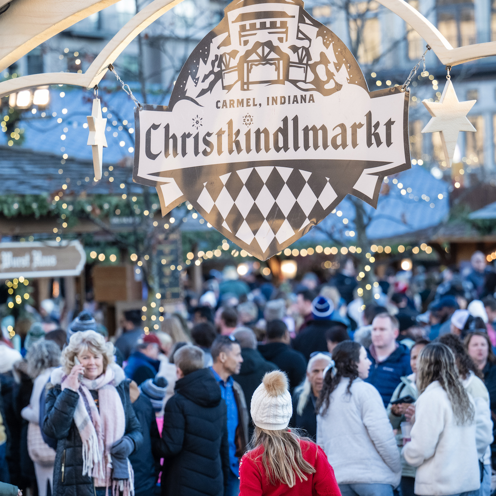 Entryway to the Carmel Christkindlmarkt