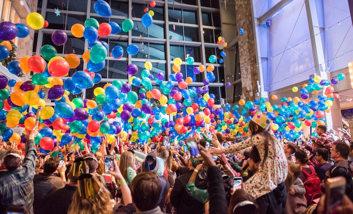 NYE Balloon Drop at the Indiana State Museum