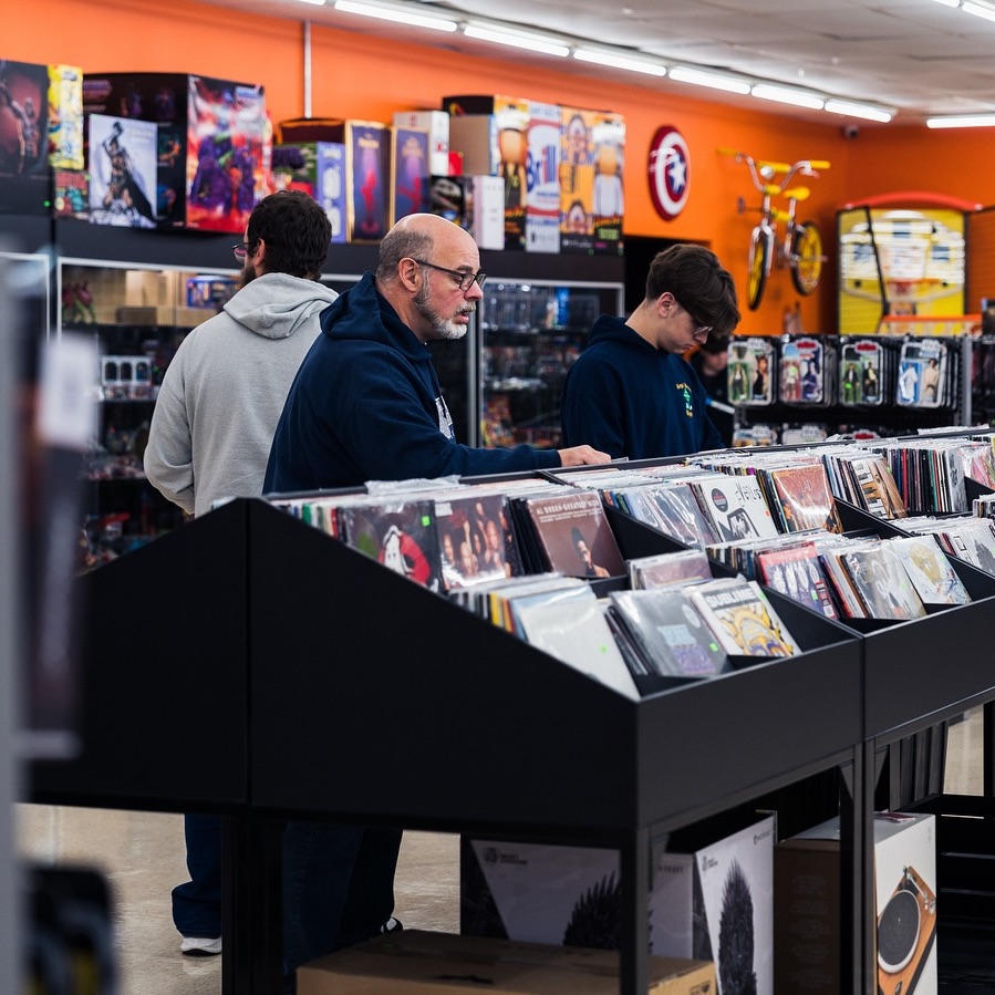 People shopping at The Toy Pit