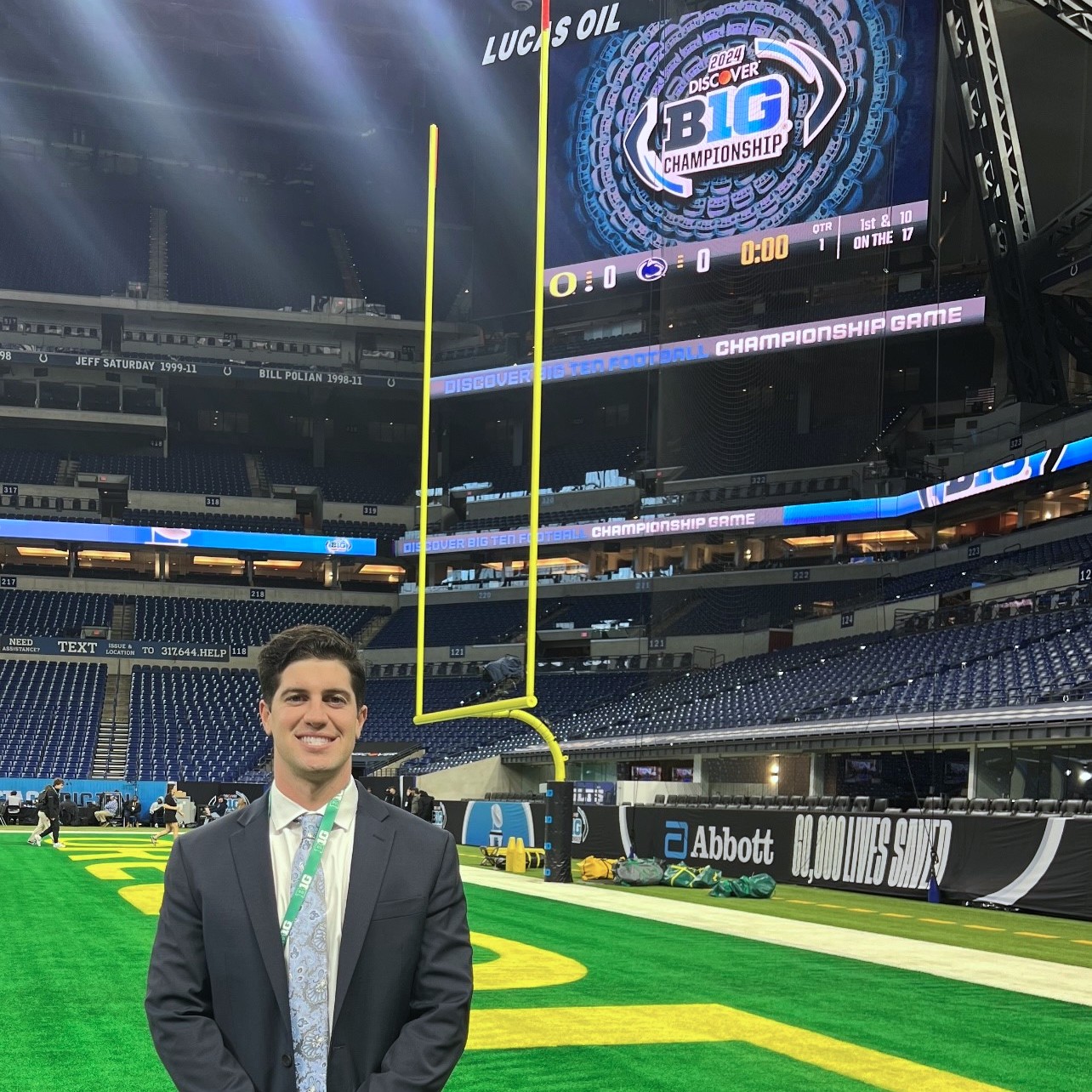 Tyler White at the Big 10 Championship Tyler White at the Big 10 Championship