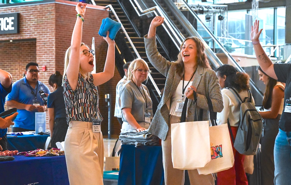 Interns Cheering at Fast Forward Interns Cheering at Fast Forward