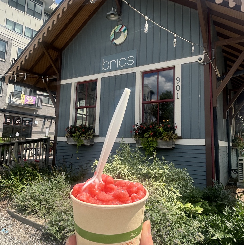 Eating sorbet at BRICS