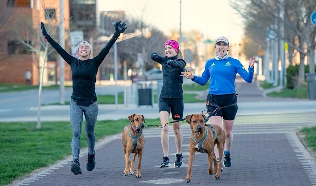Running on the Indianapolis Cultural Trail