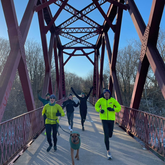 Running on the Monon Trail