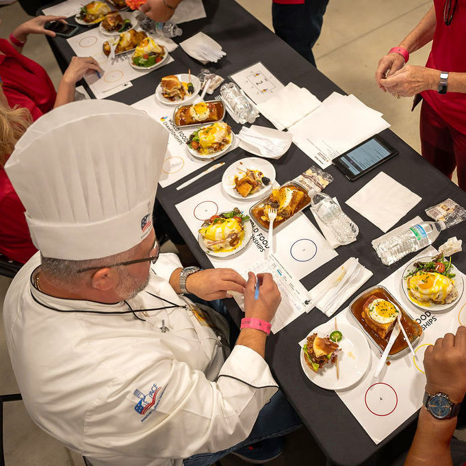 Judging a Round of World Food Championships Judging a Round of World Food Championships
